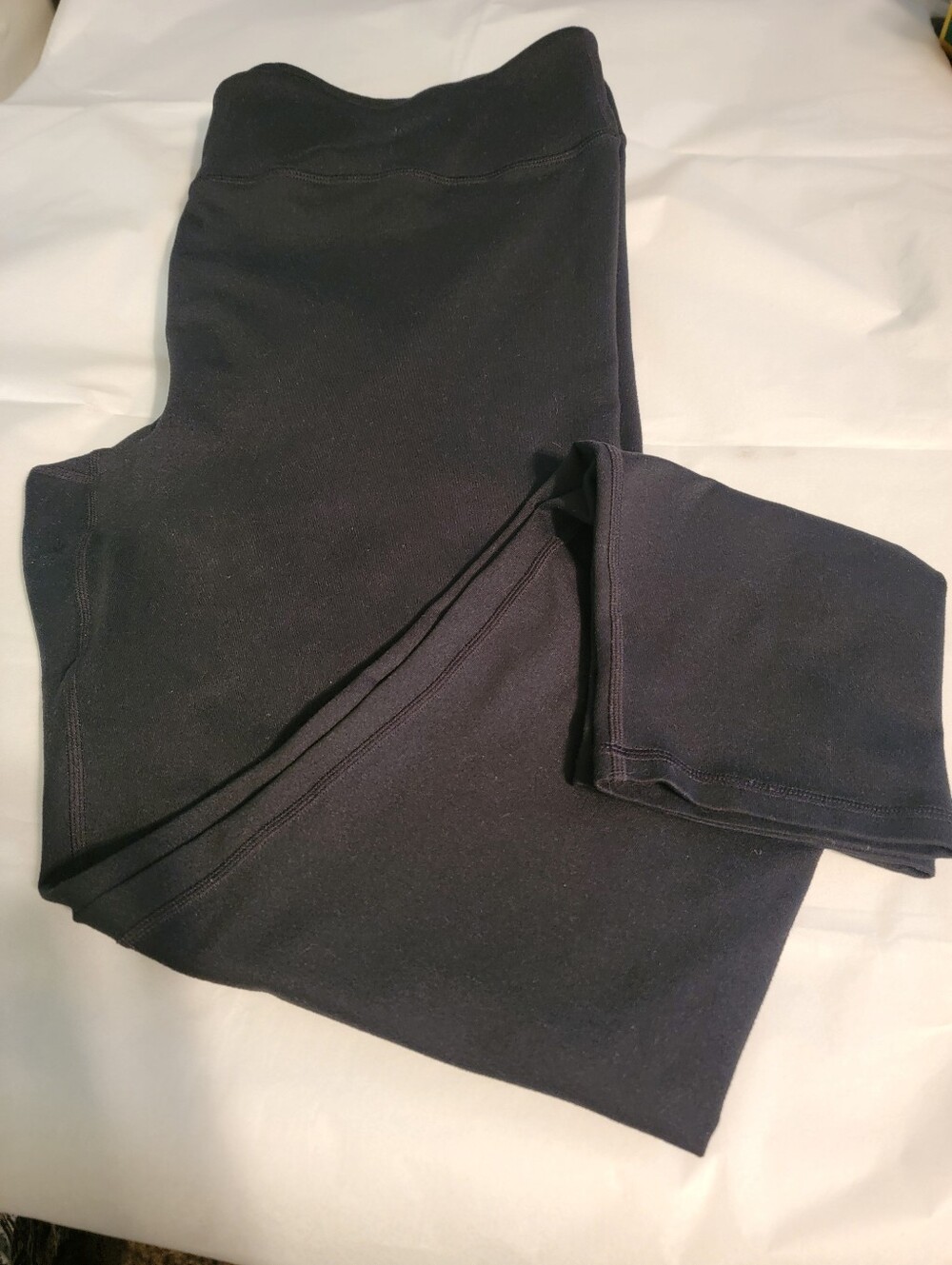 Fabletics Women's Black High-Waist Stretch Powerhold Leggings